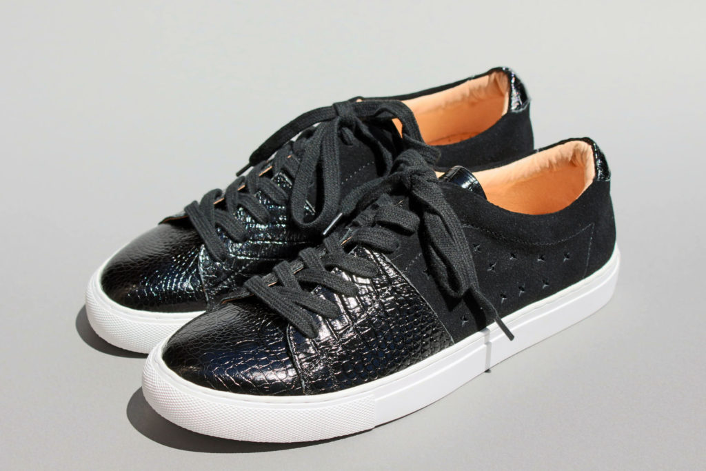 カラーブロックレースアップスニーカー