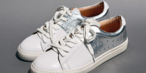 カラーブロックレースアップスニーカー