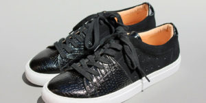 カラーブロックレースアップスニーカー